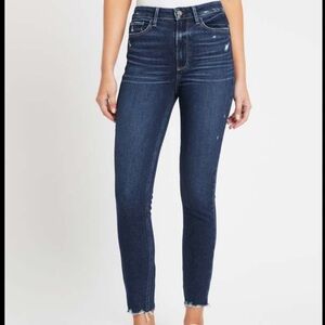 PAIGE Dark Blue Skinny Jeans